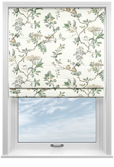 Laura Ashley Elderwood, Fern Green - Roman Blind
